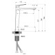 Змішувач для раковини Qtap Crow Chrome QTCRO269CRM48645