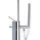Змішувач для ванни Qtap Virgo для підлоги QT1966103C Chrome