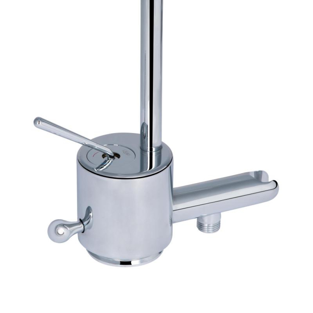 Змішувач для ванни Qtap Virgo для підлоги QT1966103C Chrome