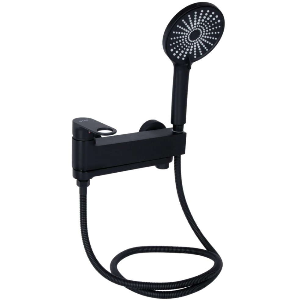 Змішувач для ванни Qtap Jay QTJAY260BLM45548 Black Matt