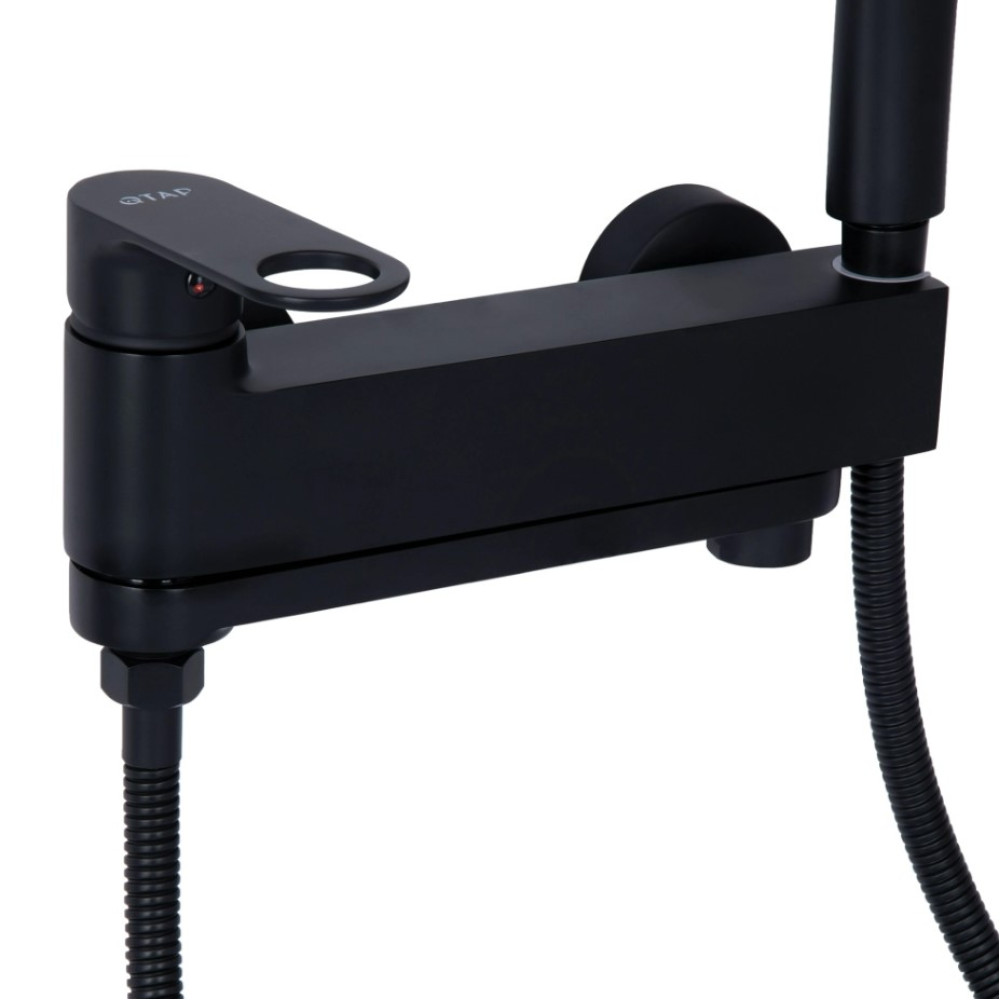 Змішувач для ванни Qtap Jay QTJAY260BLM45548 Black Matt