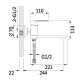 Змішувач для ванни Qtap Jay QTJAY260BLM45548 Black Matt