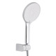 Змішувач для ванни Qtap Jay, Chrome/White (k35) з душовим гарнітуром QTJAY2601CRW45552