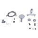 Смеситель для ванной Qtap Jay, Chrome/White (k35) с душевым гарнитуром QTJAY259CRW45553