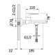 Смеситель для ванной Qtap Jay, Chrome/White (k35) с душевым гарнитуром QTJAY259CRW45553