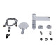 Змішувач для ванни Qtap Jay, Chrome/White (k35) з душовим гарнітуром QTJAY260CRW45554