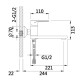 Змішувач для ванни Qtap Jay, Chrome/White (k35) з душовим гарнітуром QTJAY260CRW45554