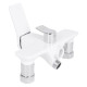 Смеситель для ванной Qtap Presto с душевым гарнитуром Chrome/White QTPRE2601CRW45578