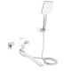 Смеситель для ванной Qtap Presto с душевым гарнитуром Chrome/White QTPRE2601CRW45578