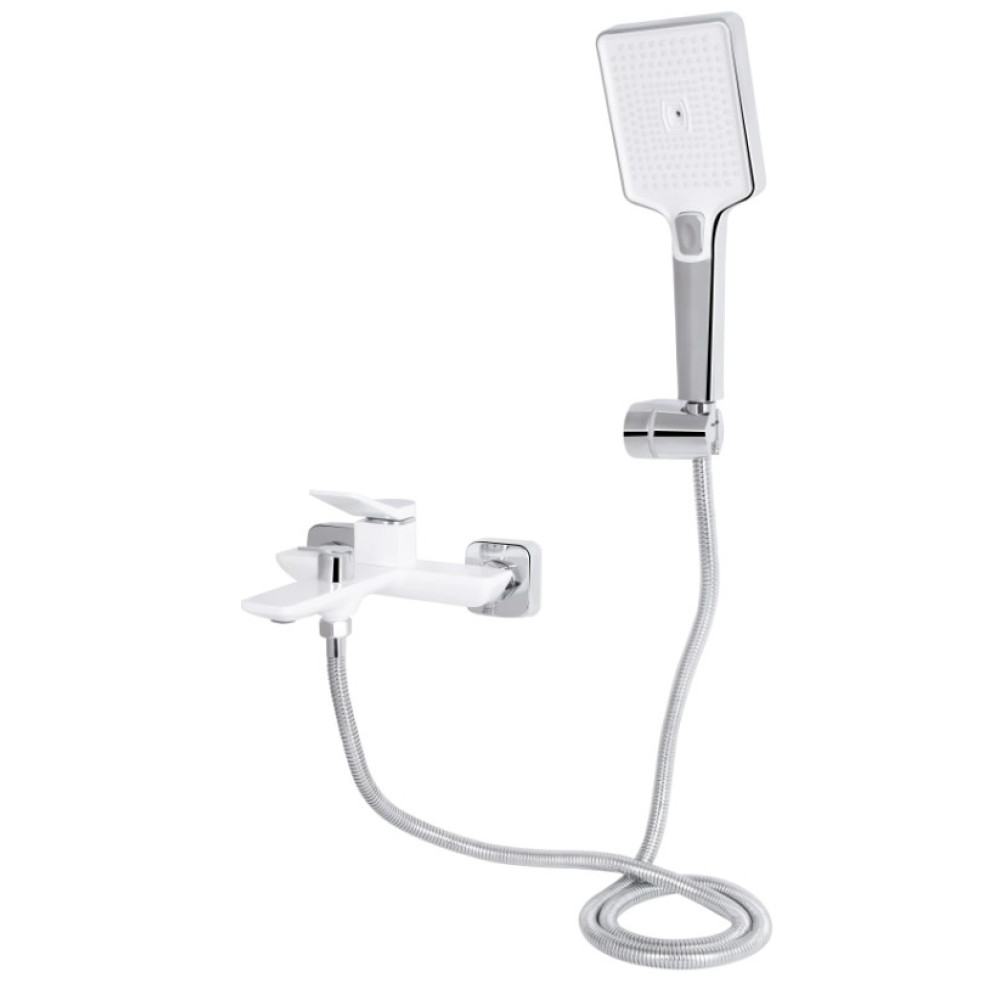 Смеситель для ванны Qtap Presto (с душевым гарнитуром) QTPRE259CRW45579