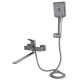 Змішувач для ванни Qtap Presto з душовим гарнітуром Graphite QTPRE2601GRP45583