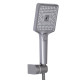 Змішувач для ванни Qtap Presto з душовим гарнітуром Graphite QTPRE2601GRP45583