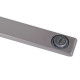 Змішувач для ванни Qtap Presto з душовим гарнітуром Graphite QTPRE2601GRP45583