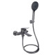 Змішувач для ванни Qtap Vlasta New QTVLA259GMB45643 Gunmetal Black PVD