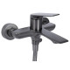 Змішувач для ванни Qtap Vlasta New QTVLA259GMB45643 Gunmetal Black PVD