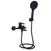 Смеситель для ванны Qtap Taurus QTTAU259BLM45662 Black Matt