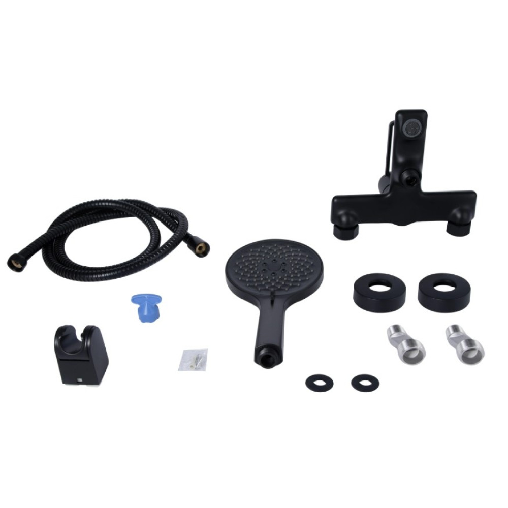 Змішувач для ванни Qtap Taurus QTTAU259BLM45662 Black Matt