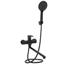 Смеситель для ванны Qtap Taurus QTTAU260BLM45664 Black Matt