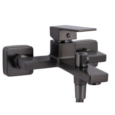 Смеситель для ванны Qtap Gemini QTGEM259GMB45684 Gunmetal Black PVD