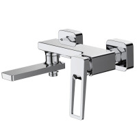 Змішувач для ванни Qtap Gemini Loop QTGEM260CRM4570