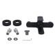 Смеситель для ванны Qtap Slavonice QTSLA259BLM45918 Black Matt