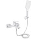Смеситель для ванной Qtap Arvin Chrome (k30) с душевым гарнитуром QTARV259CRM48640
