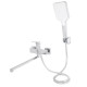 Смеситель для ванной Qtap Arvin Chrome (k30) с душевым гарнитуром QTARV260CRM48641
