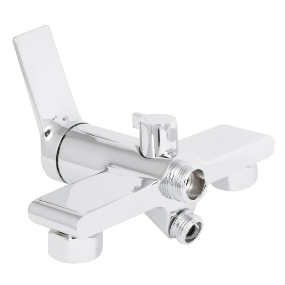 Смеситель для ванной Qtap Arvin Chrome (k30) с душевым гарнитуром QTARV260CRM48641