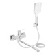 Смеситель для ванной Qtap Arvin Chrome (k30) с душевым гарнитуром QTARV260CRM48641