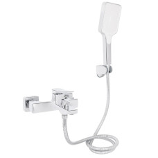 Смеситель для ванной Qtap Nando Chrome (k35) с душевым гарнитуром QTNAN259CRM48651