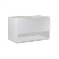 Тумба підвісна Qtap Robin QT1379TPН8001W