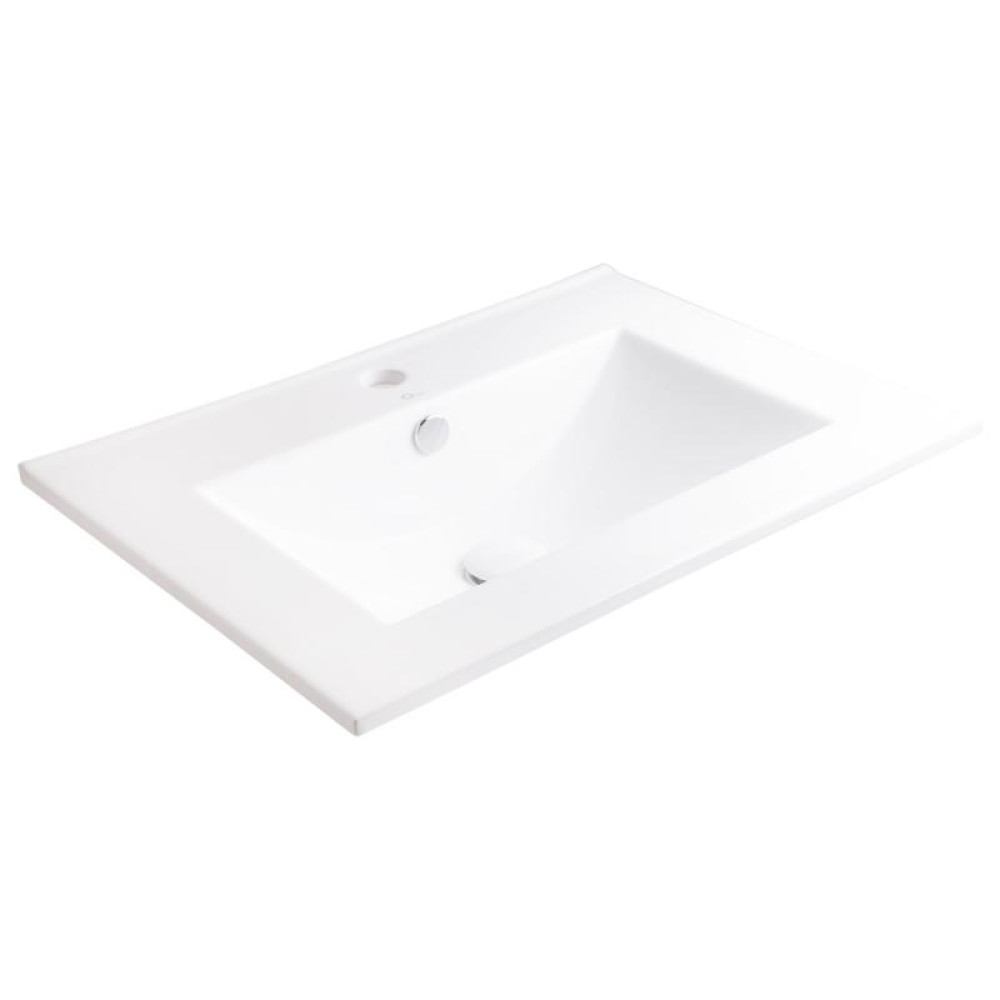 Комплект Qtap Albatross 605х825х460 White тумба підлогова + раковина врізна QT0171TN600D3060CW