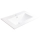 Комплект Qtap Albatross 605х825х460 White тумба підлогова + раковина врізна QT0171TN600D3060CW