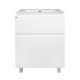 Комплект Qtap Albatross 605х825х460 White тумба підлогова + раковина врізна QT0171TN600D3060CW
