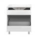 Комплект Qtap Albatross 710х825х460 White тумба підлогова + раковина врізна QT0171TN700D3070CW