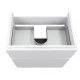 Комплект Qtap Albatross 710х825х460 White тумба підлогова + раковина врізна QT0171TN700D3070CW