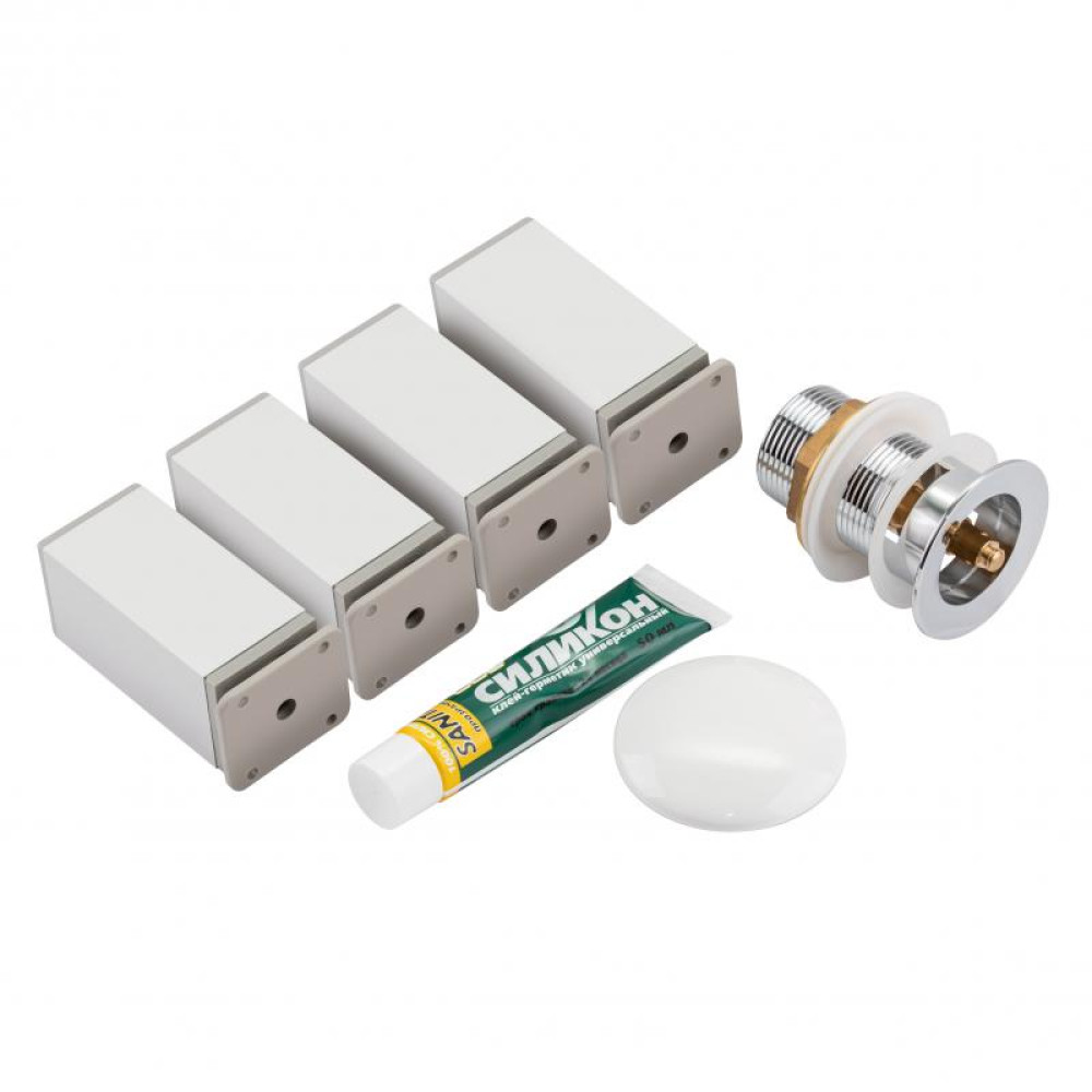 Комплект Qtap Albatross 710х825х460 White тумба підлогова + раковина врізна QT0171TN700D3070CW