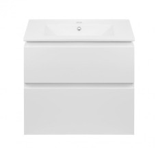 Комплект Qtap Albatross 710х725х460 White тумба підвісна + раковина врізна QT0172TP700D3070CW