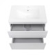 Комплект Qtap Albatross 710х725х460 White тумба підвісна + раковина врізна QT0172TP700D3070CW