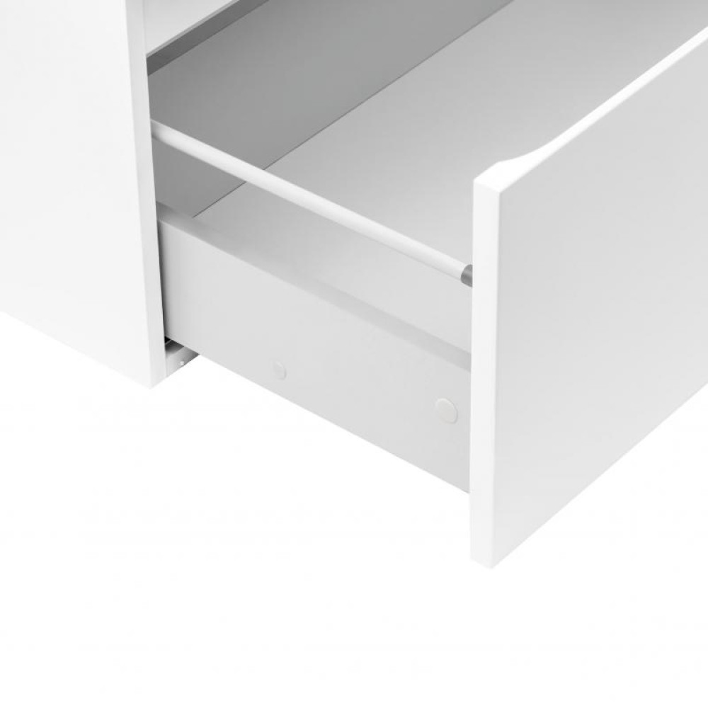 Комплект Qtap Albatross 710х725х460 White тумба підвісна + раковина врізна QT0172TP700D3070CW