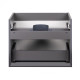 Тумба підвісна Qtap Scorpio 800х580х455 Graphite QT1474TPВ802G