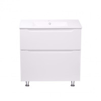Комплект Qtap Scorpio 810х825х460 White тумба підлогова + раковина врізна QT1471TNВ8013080CW