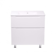 Комплект Qtap Scorpio 810х825х460 White тумба підлогова + раковина врізна QT1471TNВ8013080CW