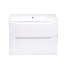 Комплект Qtap Scorpio 810х585х460 White тумба підвісна + раковина врізна QT1472TPВ8013080CW