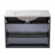 Комплект Qtap Scorpio 810х585х460 Graphite тумба підвісна + раковина врізна QT1472TPВ8023080CG
