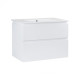 Комплект Qtap Albatross White тумба підвісна + раковина врізна QT0172TP800D3080CW
