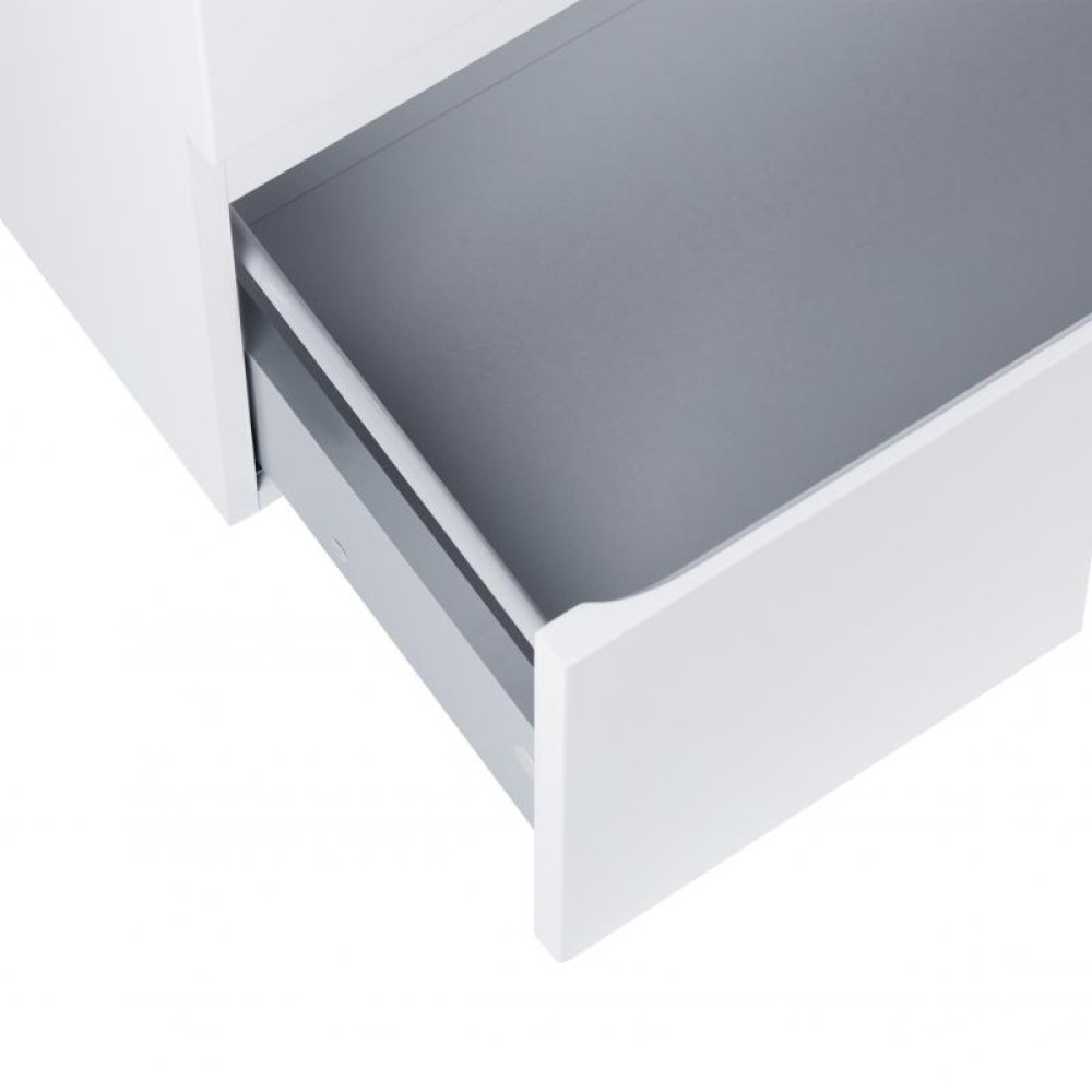 Комплект Qtap Albatross White тумба підвісна + раковина врізна QT0172TP800D3080CW