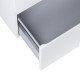 Комплект Qtap Albatross White тумба підвісна + раковина врізна QT0172TP800D3080CW