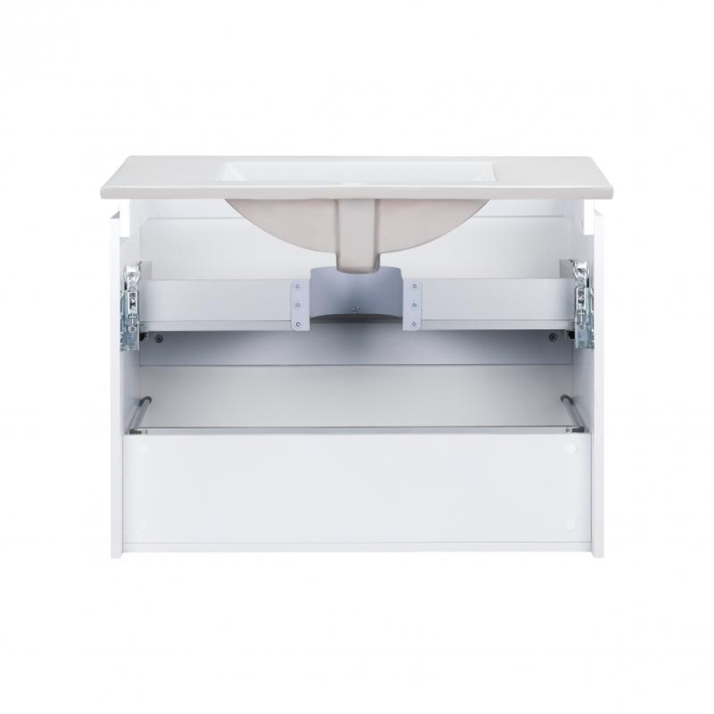 Комплект Qtap Albatross White тумба підвісна + раковина врізна QT0172TP800D3080CW