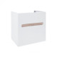 Тумба підвісна Qtap Virgo 600х580х437 White / Whitish oak QT1874TPА601W
